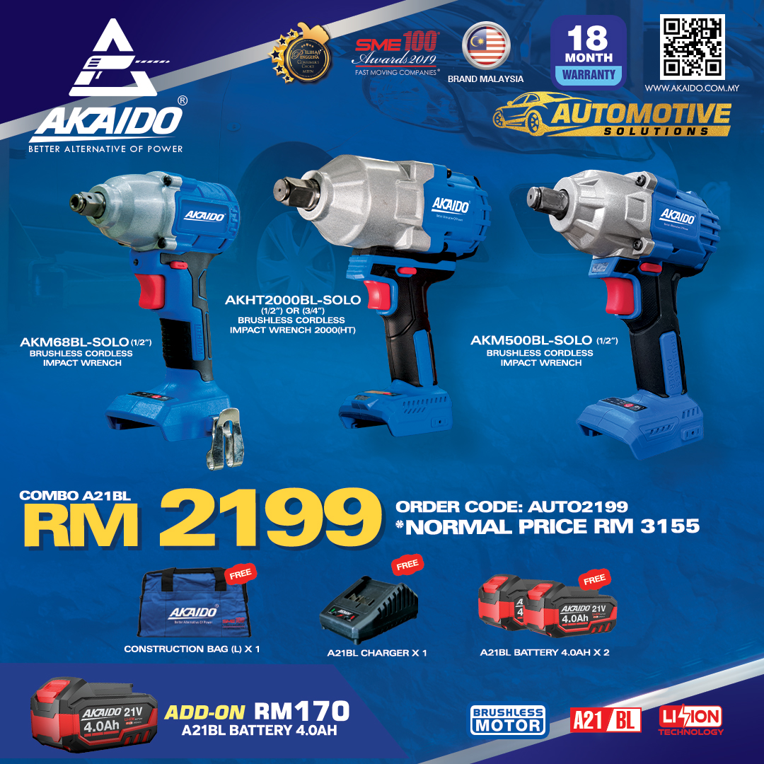 AKAIDO A21BL AUTOMOTIVE SAVE COMBO-AUTO2199 – AKAIDO